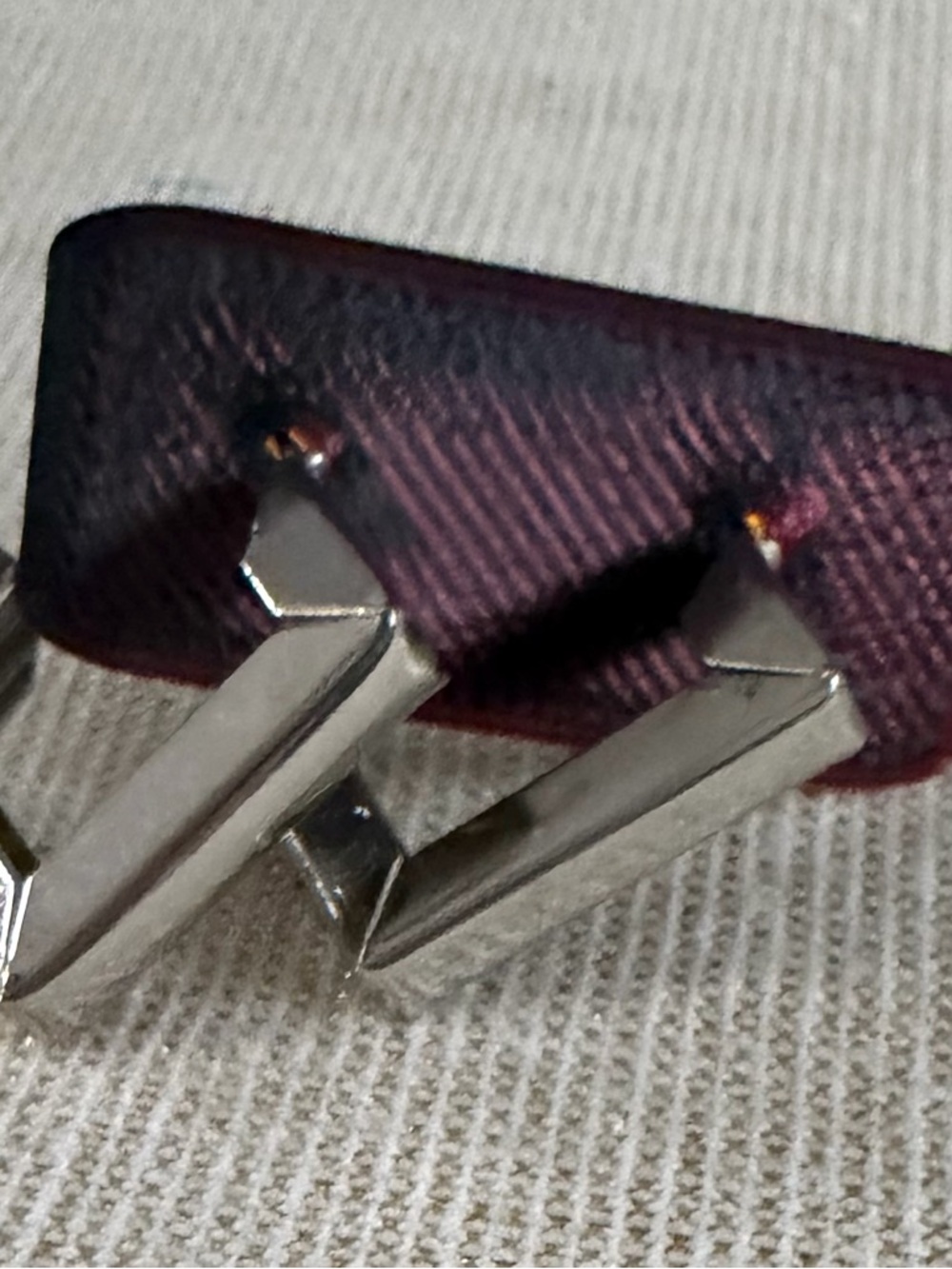 Set of Three Silver Tone Earrings - Picture 3 of 7